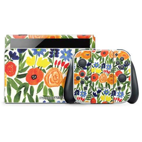 Bouffants and Broken Hearts Garden 6 Nintendo Switch OLED (2021) Skin